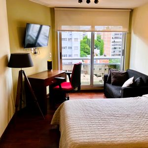 Apartamento Pocitos Montevideo Monoambiente Equipado Ap502772  1 Baños
