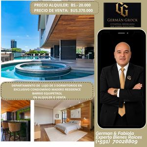Lujoso Departamento En Madero Residence, Venta O Alquiler