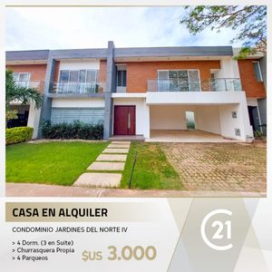 Casa En Alquiler - Jardines Del Norte 4 (norte)