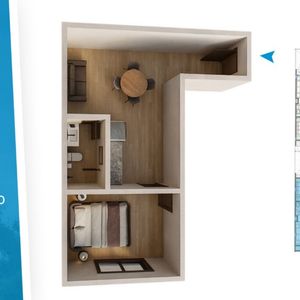 Departamento De 1 Dormitorio En Pre Venta Edificio Blue Garden