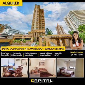 Departamento Amoblado De 1 Dormitorio En Alquiler