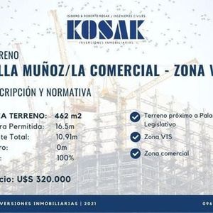 Terreno Vis Villa Muñoz / La Comercial