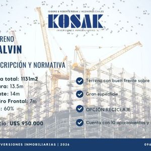 Terreno De Gran Superficie En Malvín Apto Reciclaje