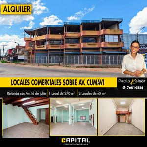Locales Comerciales En Alquiler Zona Este Sobre Avenida Cumavi