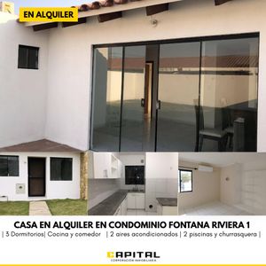 Casa En Alquiler En Condominio Privado – Fontana La Riviera I