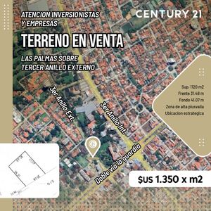 Atención Inversionistas Y Empresas Terreno En Venta.