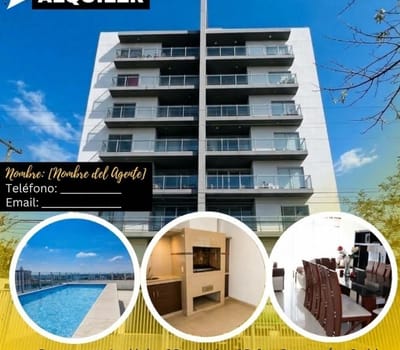 Departamento Amoblado De 3 Dormitorios En Alquier