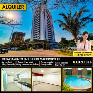 Alquilo Dpto Macororo 10 