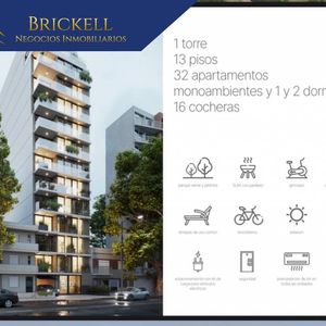 Venta Apartamento 2 Dormitorios 1 Baño Park Suites.