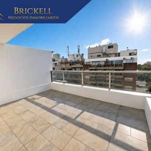 Alquiler Apartamento  1 Dormitorio Pocitos Penthouse Con Gran Balcon