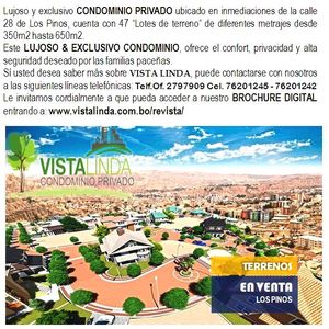 Lujoso & Exclusivo Condominio Vista Linda
