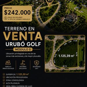 Terreno En Venta En Urubo Golf