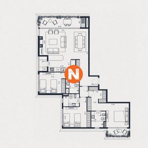 Apartamento En Pozo, 3 Dormitorios, Pausa Montoya