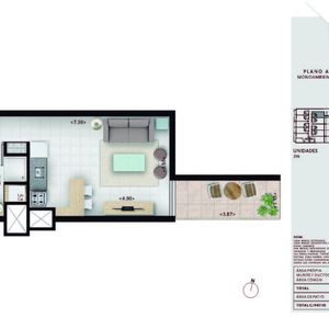 Venta Apartamento Ambiente Como A Estrenar C Patio, Centro E Pocitos Para Vivienda U Oficinas A Pasos De La Rambla, Wtc