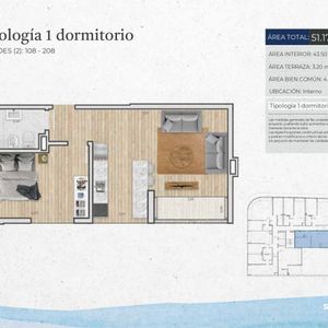 Pocitos Sobre La Prestigiosa Calle Echevarriarza Esquina Pereira De La Luz, 1 Y 2 Dormitorios Mas Penthouse 3d
