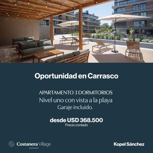 Apartamento 3 Dormitorios Piso 1, Con Garaje, Unidad 104b - Costanera Village