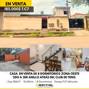 Casa Comercial En Venta Zona Oeste