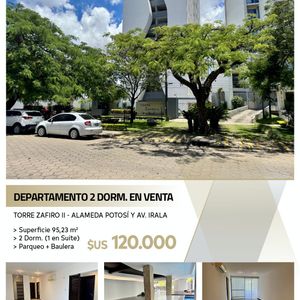Depto De 2 Dormitorios Cond Zafiro C/alemda Potosi