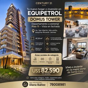 Departamento De 1 Dormitorio Equipado A Estrenar En Venta