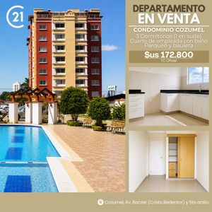 Departamento De 3 Dormitorios En Venta | Condominio Cozumel