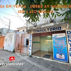 Casa En Venta Sobre Av. Mutualista