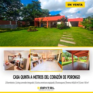 Casa Quinta En Venta En Porongo
