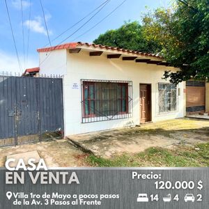 Casa En Venta – Villa 1ro De Mayo