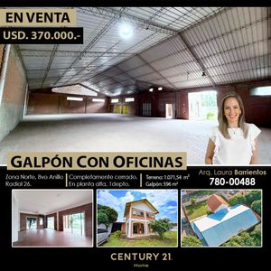 Galpón Con Oficinas En Venta Zona Norte