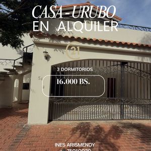 Casa En Alquiler Urubo Golf 