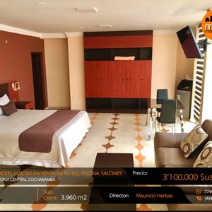 Hotel Lujoso En Venta Equipado Y En Funcionamiento Zona Central Cochabamba