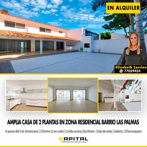 Casa En Alquiler Zona Oeste Barrio Las Palmas