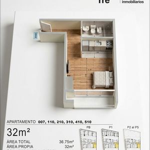 Monoambiente Tres Cruces Con Balcon Y Parrillero