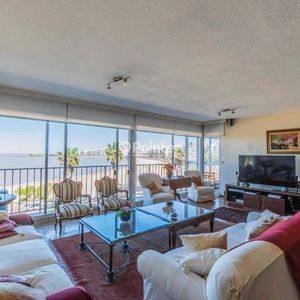 Apartamento En Rambla Pocitos, Vista Al Mar, 3 Dormitorios + Servicio Y Garage