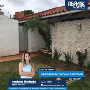 Casa En Venta Urbanización Las Palmeras 