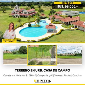 Terreno En Venta En Urbanizacion Casa De Campo