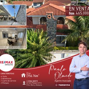 Casa En Venta Calle Mapajo Avenida Alemana