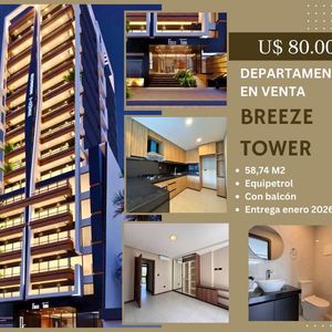 Depto Equipado En Breeze Tower 1 Dormitorio
