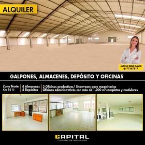Galpones, Almacenes, Deposito Y Oficinas En Alquiler!!