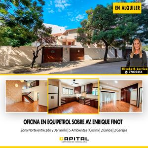 Oficina En Alquiler En Equipetrol Sobre Av Enrique Finot