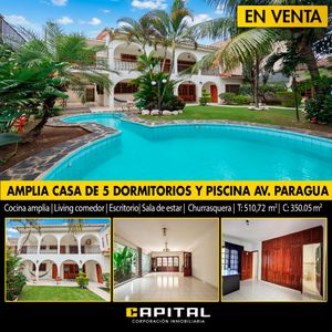 Casa En Venta Con 5 Dormitorios Zona Av Paragua