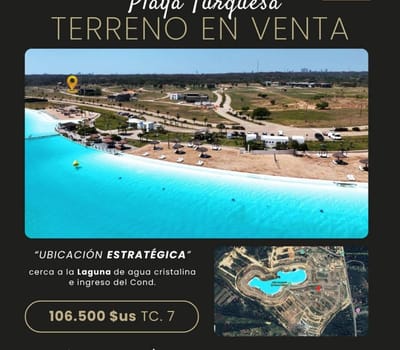 Terreno En Venta Playa Turquesa - Urubo
