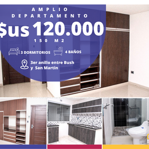 Departamento En Equipetrol En Venta De 150m2