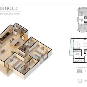 (pre-venta) Domus Gold Departamento 2 Dormitorio