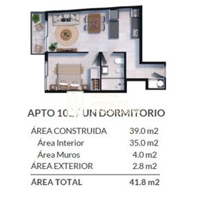 Apartamento En Venta 1  Dormitorio , Edificio Oblivion Cordòn