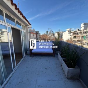 Penthouse Amoblado En Alquiler 2 Dormitorios Con Parrillero En Pocitos