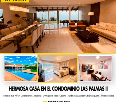 Hermosa Casa En Venta – Condominio Las Palmas II 