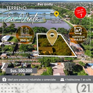 Terreno En Venta – Parque Industrial (7mo Anillo)