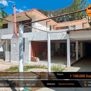 Casa Amplia En Venta Zona Pasos Del Prado Cochabamba