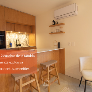 Alquiler Apartamento Carrasco Monoambiente-gran Terraza Y Living Exterior 