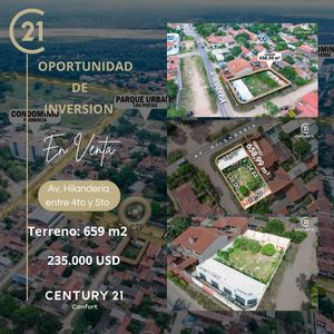 Terreno En Venta - Avenida Hilanderia